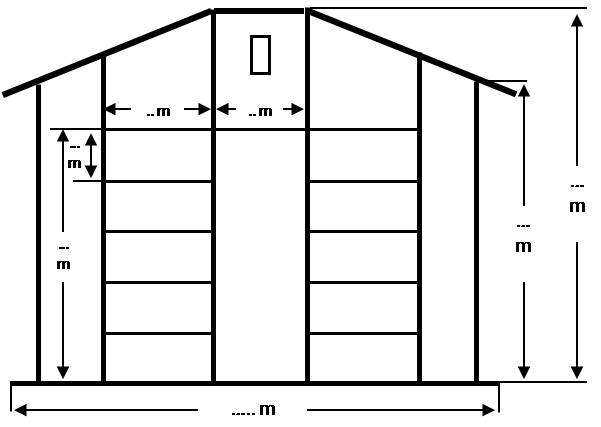 Sketsa Kumbung Jamur Merang